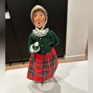 Byers Choice vintage caroler #92 from The Skaters 1993 series.